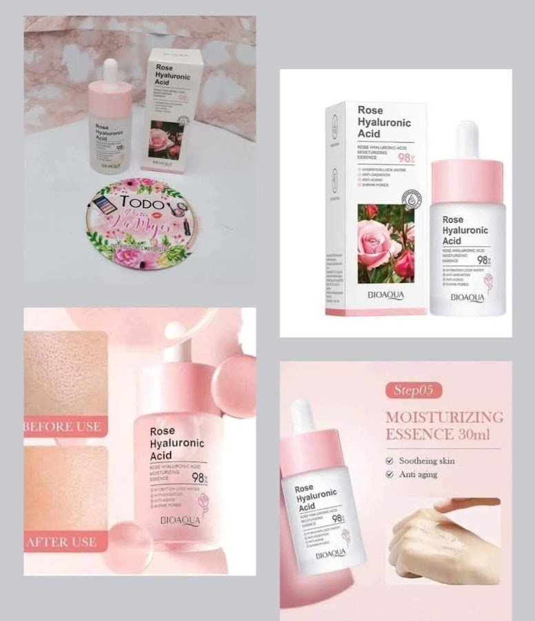 Sérum Rosas Con Ácido Hialurónico - ShantApp