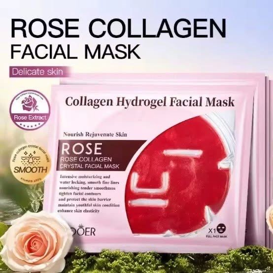 Mascarilla Hidrogel Extracto Rosas - ShantApp