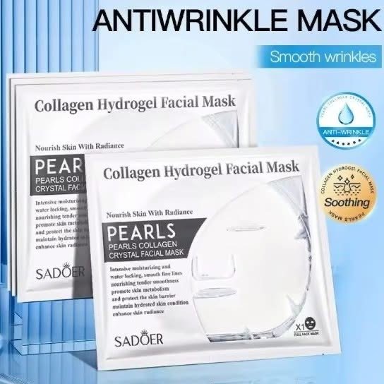 Mascarilla Hidrogel Extracto De Perlas C/Colágeno - ShantApp